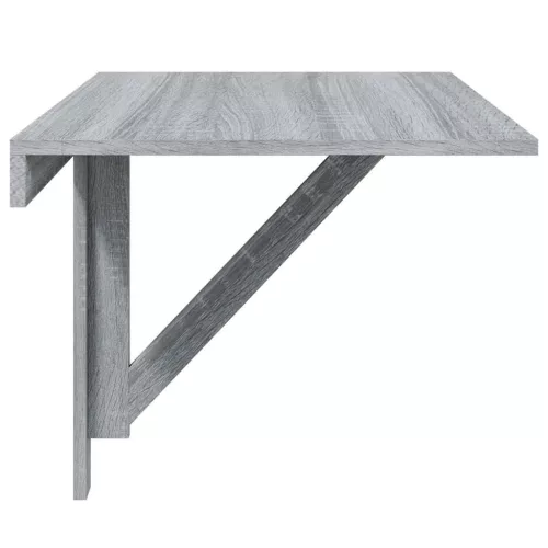 Szürke sonoma szerelt fa összecsukható fali asztal 100x60x56 cm