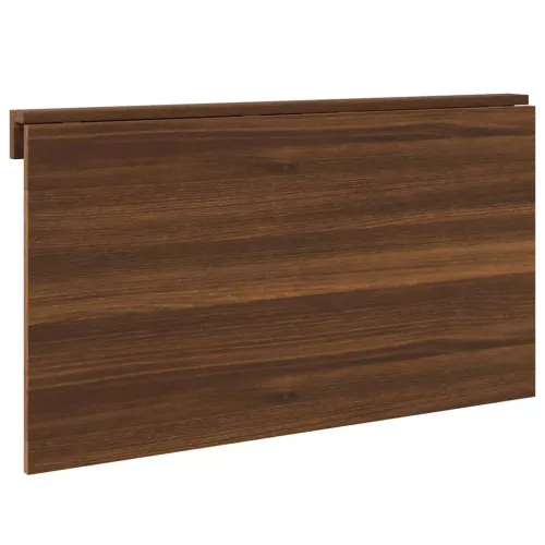 Barna tölgy szerelt fa összecsukható fali asztal 100x60x56 cm