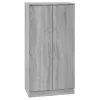 Szürke sonoma színű szerelt fa cipősszekrény 55 x 35 x 108 cm