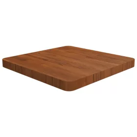   Sötétbarna kezelt tömör tölgyfa négyzet asztallap 50x50x4cm