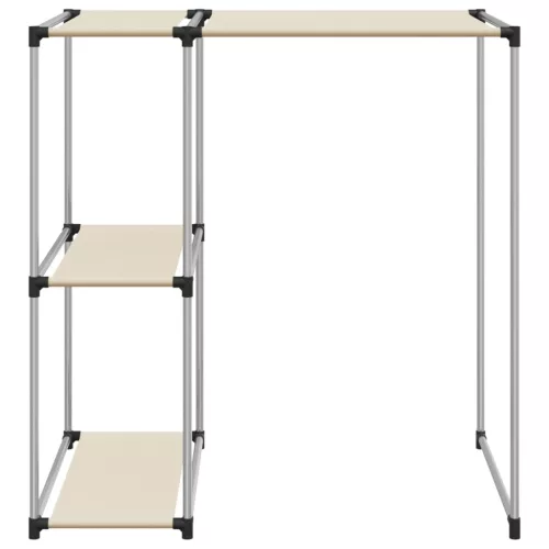 2 szintes krémszínű mosógép feletti tárolóállvány 87x55x90,5 cm
