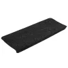 15 db antracitszürke öntapadó lépcsőszőnyeg 65x24,5x3,5 cm