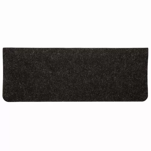 15 db antracitszürke öntapadó lépcsőszőnyeg 65x24,5x3,5 cm