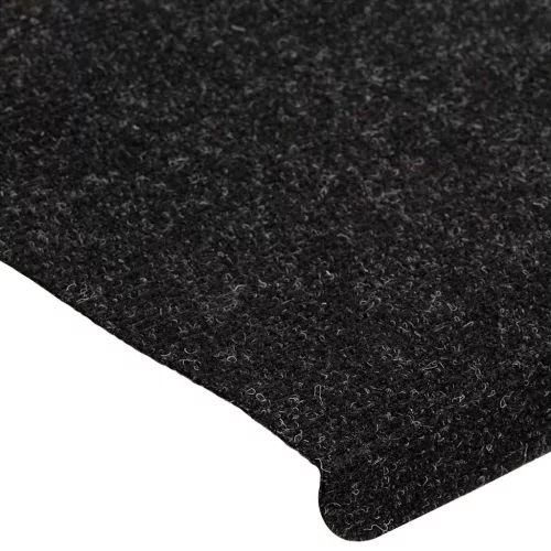 15 db antracitszürke öntapadó lépcsőszőnyeg 65x24,5x3,5 cm