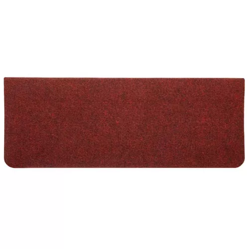 15 db piros öntapadó lépcsőszőnyeg 65x24,5x3,5 cm
