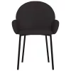2 db fekete műbőr étkezőszék