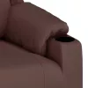 Barna műbőr dönthető fotel