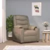 Kávészínű műbőr dönthető fotel