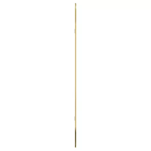 Aranyszínű ovális falitükör 100x45 cm