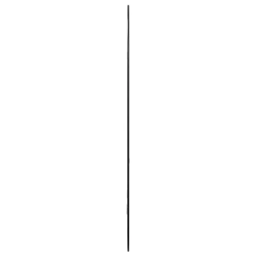 Fekete falitükör 80x50 cm