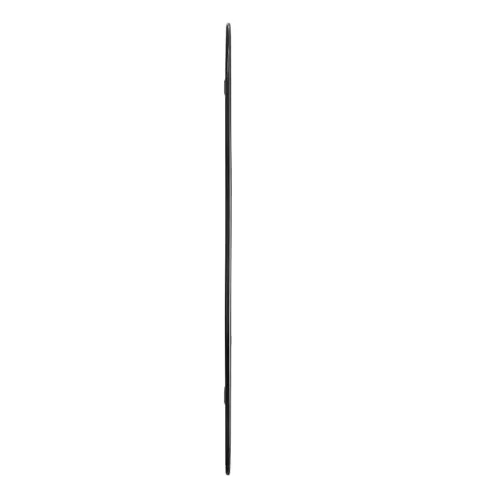 Fekete falitükör 90x40 cm