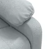 Világosszürke szövet masszázsfotel