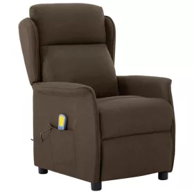 Masszázsszék Barna 67.5 x 93.5 x 101.5 cm Textil és Hab