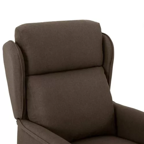 Masszázsszék Barna 67.5 x 93.5 x 101.5 cm Textil és Hab