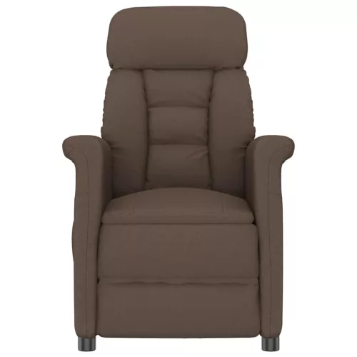 Fotel fekete sötétbarna 70.5 x 96.5 x 95 cm szövet