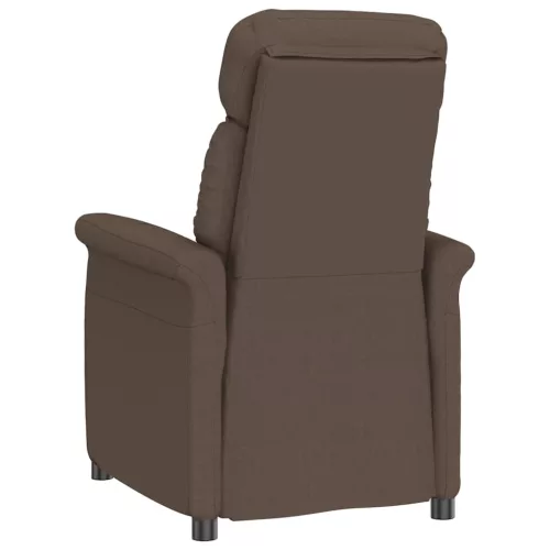 Fotel fekete sötétbarna 70.5 x 96.5 x 95 cm szövet