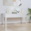 Tükrös szerelt fa és üveg dohányzóasztal 106 x 45 x 45 cm