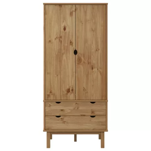 OTTA tömör fenyőfa gardrób 76,5 x 53 x 172 cm