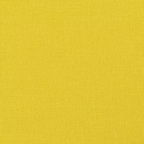 Világossárga szövet lábzsámoly 60 x 50 x 41 cm