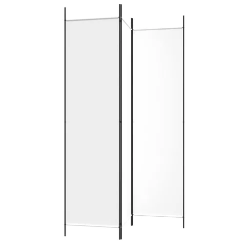Fehér 3 paneles szövetparaván 300x180 cm