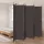 6 paneles barna szövet paraván 300 x 220 cm