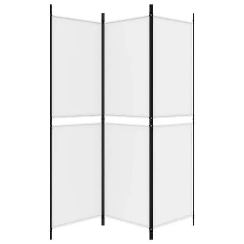 Fehér 3 paneles szövetparaván 150x180 cm