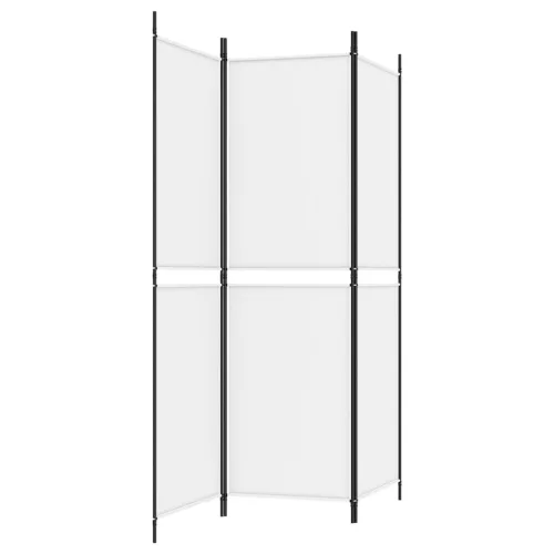 Fehér 3 paneles szövetparaván 150x180 cm