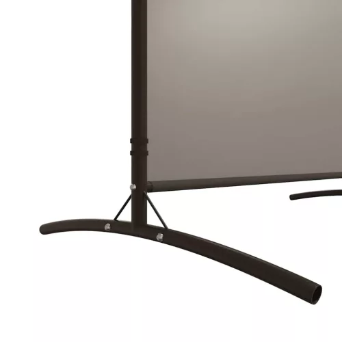 2 paneles antracitszürke szövet térelválasztó 348 x 180 cm