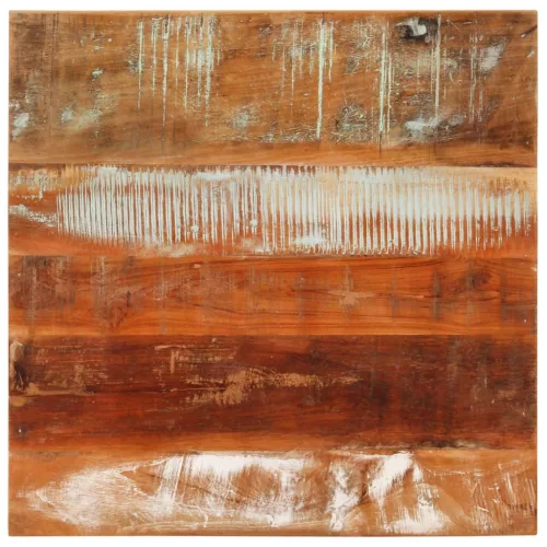 Tömör újrahasznosított fa dohányzóasztal 55 x 55 x 35 cm