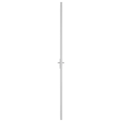 Fehér ESG üveg és alumínium beltéri ajtó 83 x 201,5 cm