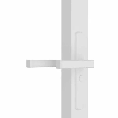 Fehér ESG üveg és alumínium beltéri ajtó 83 x 201,5 cm