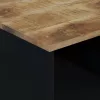 Tömör mangófa és szerelt fa dohányzóasztal 80 x 50 x 40 cm