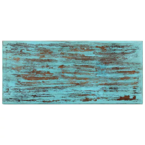 Tömör újrahasznosított fa dohányzóasztal 110 x 50 x 34 cm