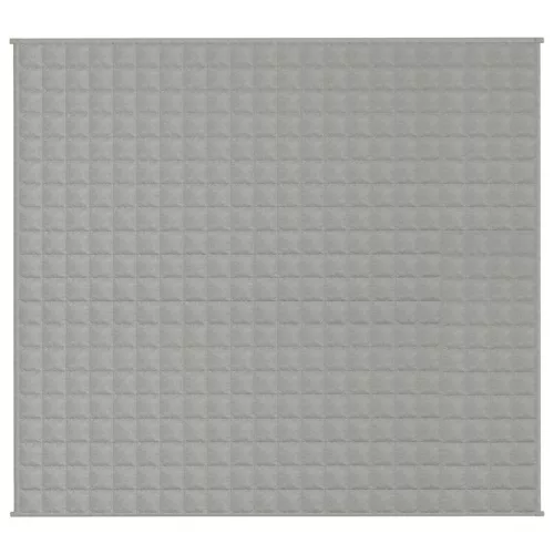 Szürke szövet súlyozott takaró 200 x 225 cm 9 kg