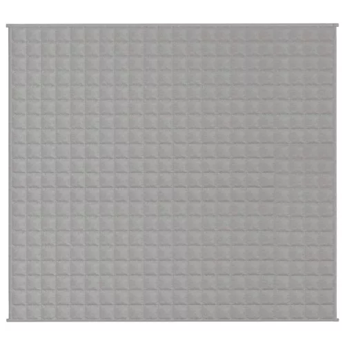 Szürke szövet súlyozott takaró 200 x 225 cm 13 kg