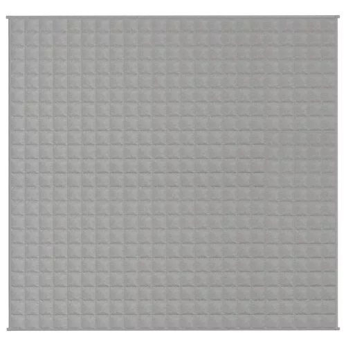 Szürke szövet súlyozott takaró 220 x 235 cm 11 kg