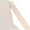 Krémszínű szövet pihenőfotel