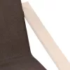Sötétbarna szövet pihenőfotel