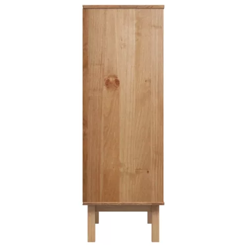 OTTA tömör fenyőfa magasszekrény 85 x 43 x 125 cm