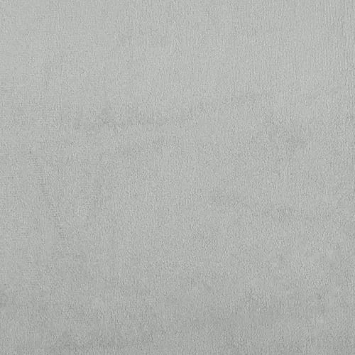 Világosszürke bársonyfotel 62 x 79 x 79 cm