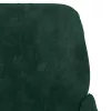 Sötétzöld bársonyfotel 62x79x79 cm