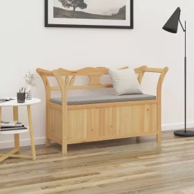 Tömör fenyőfa pad 107 x 45 x 75,5 cm