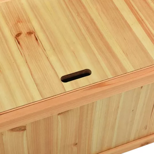 Tömör fenyőfa pad 107 x 45 x 75,5 cm