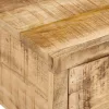 Tömör mangófa TV-állvány (118-200) x 30 x 40 cm