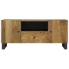 Tömör mangófa és szerelt fa TV-szekrény 105 x 33,5 x 46 cm