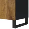 Tömör mangófa és szerelt fa TV-szekrény 105 x 33,5 x 46 cm
