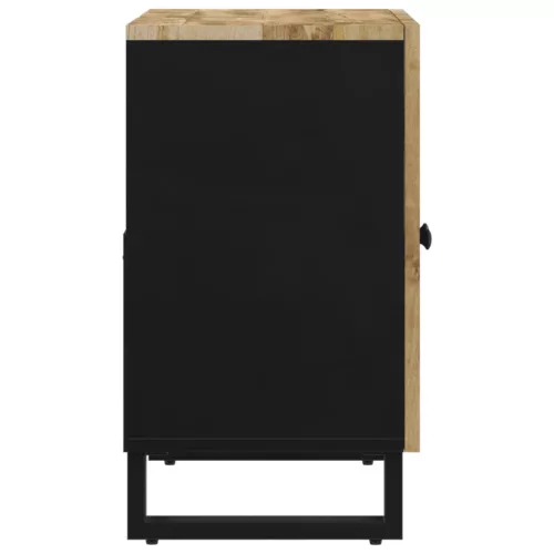 Tömör mangó- és szerelt fa mosdószekrény 62 x 33 x 58 cm