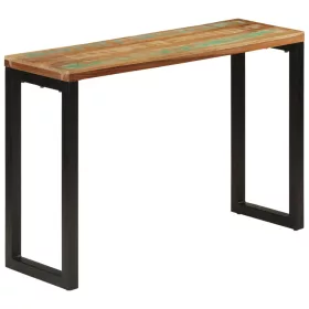 Tömör újrahasznosított fa tálalóasztal 110x35x75 cm