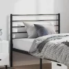 Fekete fém fejtámla 100 cm