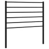 Fekete fém fejtámla 100 cm